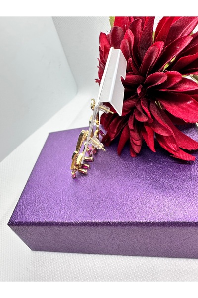 JEWELRY Zircon Stone Dangle Labyrinth Steel Earrings