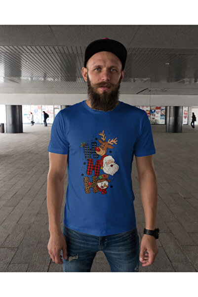 MVRDAR Tricou de Craciun unisex din 100% bumbac pentru femei si barbati