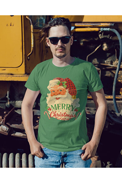 MVRDAR Tricou de Craciun unisex din 100% bumbac pentru femei si barbati