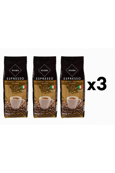 Rioba قهوة إسبريسو ذهبية 80% أرابيكا 20% روبوستا قهوة حبوب BURFEZ