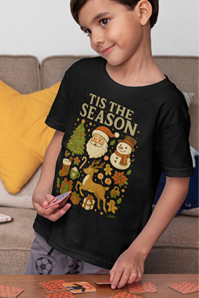MVRDAR Tricou de Craciun pentru copii cu Grinch si personaje festive