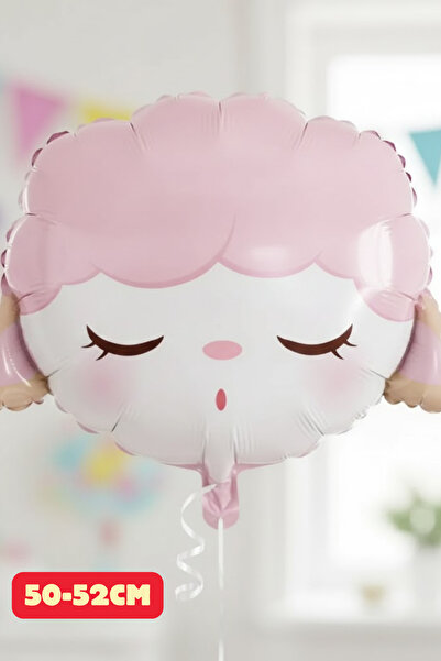 Baloncu Nene Kuzu Folyo Balon Doğum Günü Folyo Balon Karekter Folyo Çocuk Doğ...
