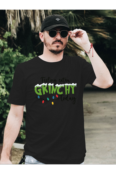 MVRDAR Tricou de Craciun unisex din 100% bumbac pentru femei si barbati