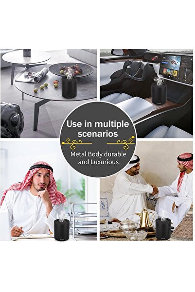 Telawah مبخرة صغيرة محمولة قابلة لإعادة الشحن تعمل بمنفذ USB، موزع روائح عطري...