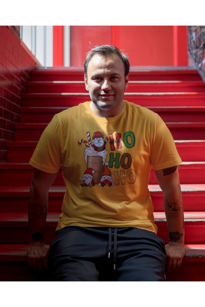 MVRDAR Tricou de Craciun unisex din 100% bumbac pentru femei si barbati