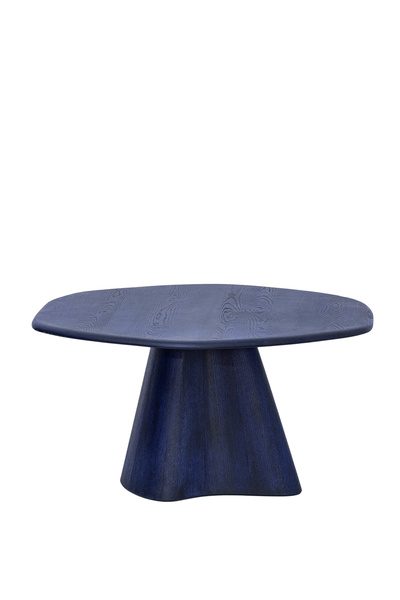 Ananas Organik Serisi Lacivert Masif Ahşap Yemek Masası
