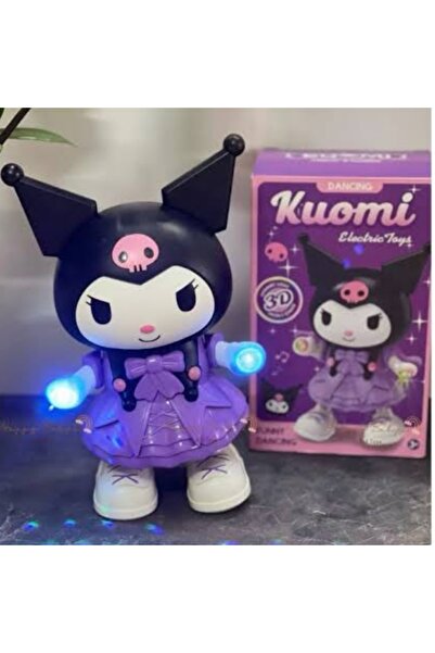 BESTTOYS Kuromi bebek Dans eden hareketli müzikli ve ışıklı bebek