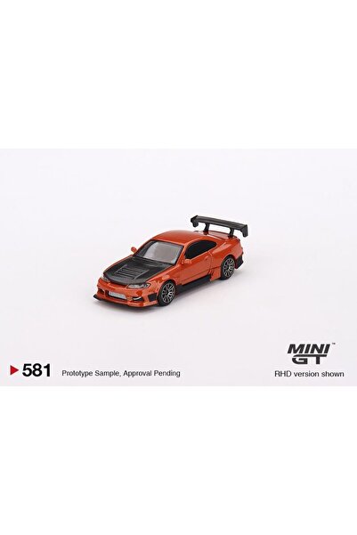 mini gt نيسان سيلفيا S15 دي-ماكس برتقالي معدني - 581