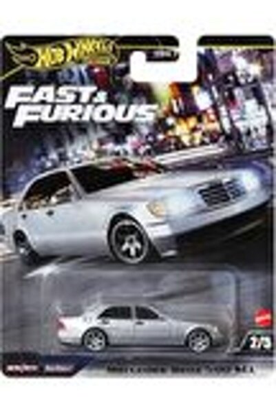 HOT WHEELS سيارة مرسيدس-بنز 500 SEL HRT94 الفاخرة من سلسلة فاست آند فيوريوس