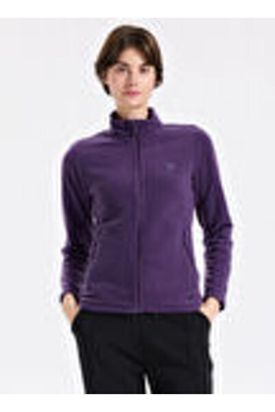Discovery Expedition D5WL-SWT3303 Mor Dik Yaka Basic Kadın Polar Sweatshırt