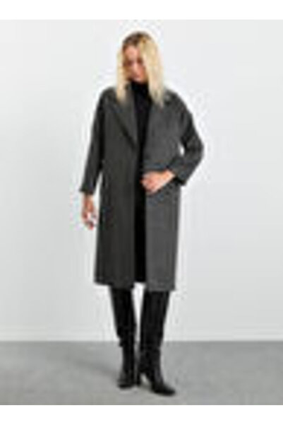 Selen Antrasit Kadın Standart Kaban 25KSL9533