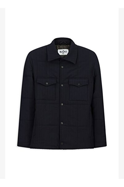 Kigili Regular Fit Çizgili Polvis Mont