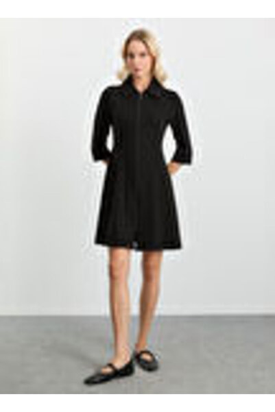 Selen Siyah Kadın Elbise 25KSL7708