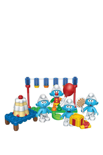 Mega Bloks Şirinler ve Şirin Kutlaması 37 Parça 4+ Yaş Oyun Seti 10767