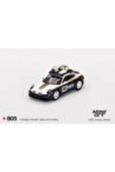 mini gt Porsche 911 Dakar Rallye Design Package White/Gentian Blue Metallic 805