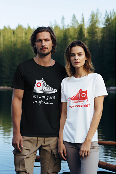 MVRDAR Set of 2 100% cotton couple t-shirts