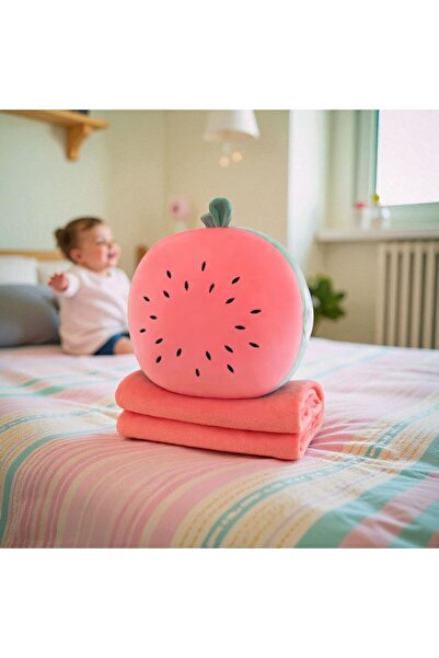 OEM 3-in-1 Pillow - Integrated Blanket, Hand Pockets and Plush Toy