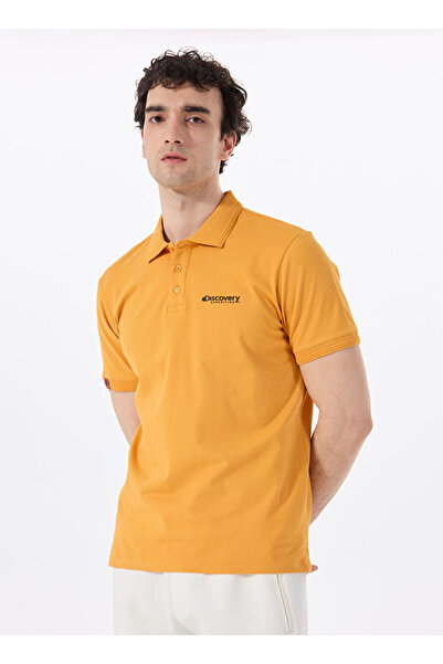 Discovery Expedition Turuncu Erkek Relaxed Fit Polo T-Shirt D4SM-TST3248