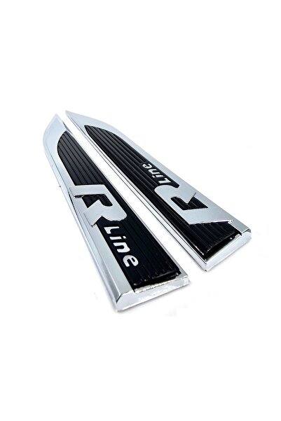 BsElektronik New Design R-Line Logo Fender Emblem Imported Product Metal Appe...
