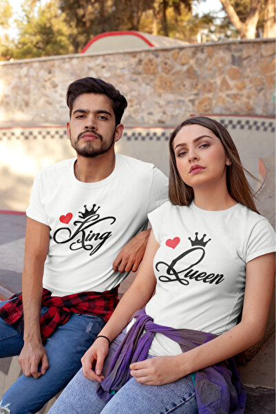 MVRDAR Set of 2 100% cotton couple t-shirts