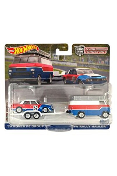 HOT WHEELS بريميوم HKF45 فريق النقل '70 روفر P6 المجموعة 2 / حامل رالي HW (#55)