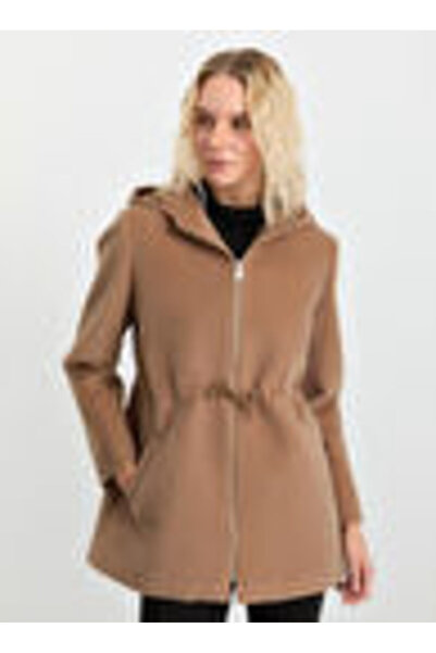 Selen Camel Kadın Standart Kaban 25KSL9518