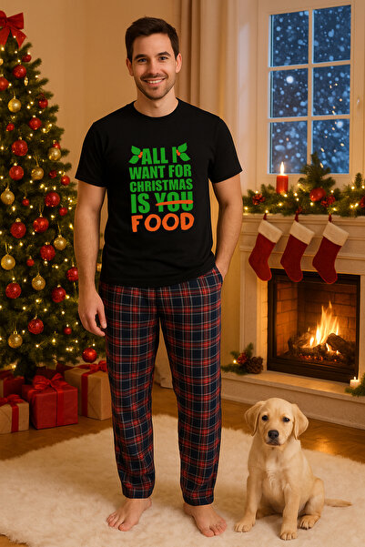 MVRDAR Set pijamale barbati bumbac Colectia Grinch Christmas, sarbatori de Cr...