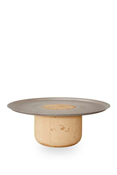 Ananas Sofra Serisi Silver Sedir Düz Orta Sehpa