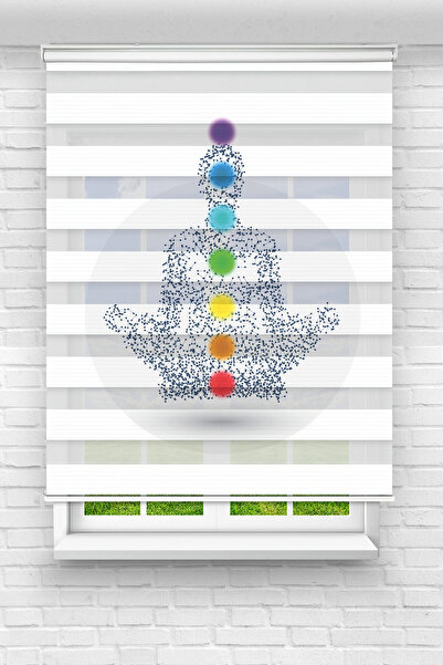 Perdecizade (ENXBOY)YOGA1 DİJİTAL BASKILI ZEBRA PERDE-COCUK ODASI-STOR PERDE