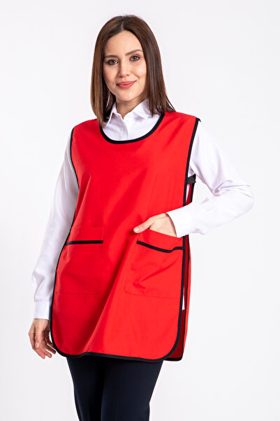 DAŞ ÜNİFORMA Open Collar Gilet Apron Work Uniform