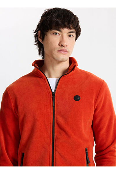 Discovery Expedition D5WM-SWT3301 Kahverengi Dik Yaka Basic Erkek Polar Sweat...