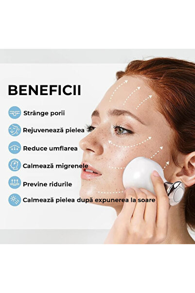 miraza Face and Eye Ice Roller, Reduces Puffiness and Dark Circles, Tightens Pores, Soothes Skin