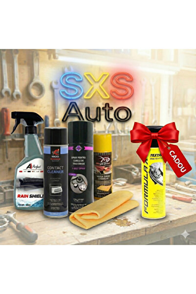 sXs Auto Maintenance Pack 5-in-1: Complete Protection + Free Textar Spray