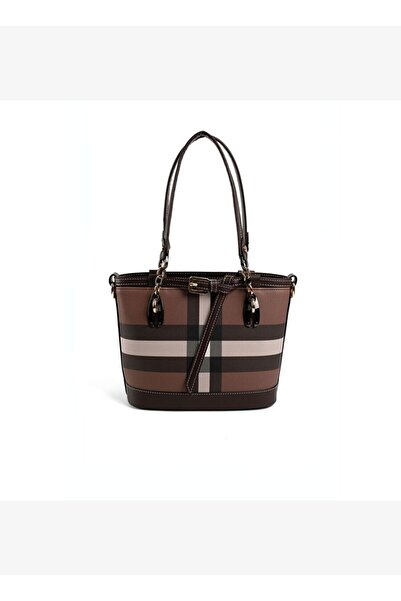 Silver Kadın Omuz Çantası 1155-47370 POLO ÇANTASI MK85 KOYU KAHVE-MAT KAHVE