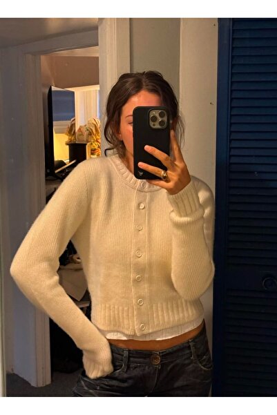 MARLİNG Cotton Buttoned Cardigan