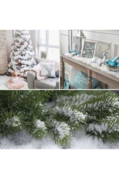 SHOPIENS ® Decorative Artificial Snow for Christmas, White, 500g