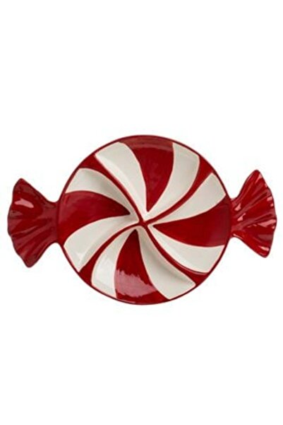 Craciun Compartmented Ceramic Candy Plate 32.5x20.5x3cm