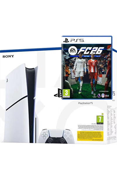 Sony PlayStation 5 PS5 Slim + Controler Second Hand + EA SPORTS FC 26 (Second Hand)