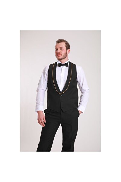 DAŞ ÜNİFORMA Garson Şal Yaka Biyeli Otel Garson Yelek