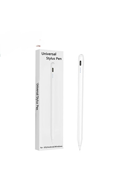 FİOPLUS fp‑01 Beyaz Stylus Kalem – 4096 Basınçlı, Hassas Dokunmatik Tablet Ka...