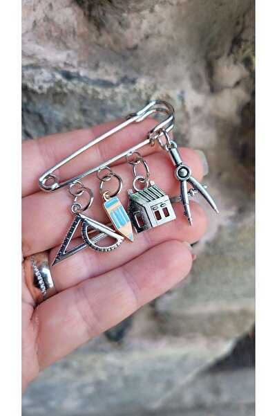 Arco Baleno Di Celine Mimar mühendis hediye iskoç iğnesi