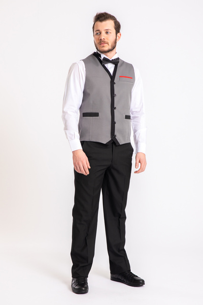 DAŞ ÜNİFORMA Classic Waiter Paneled Vest Workwear