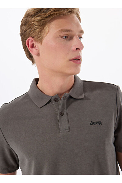 Jeep Haki Erkek Relaxed Polo T-Shirt C4SM-TST4503