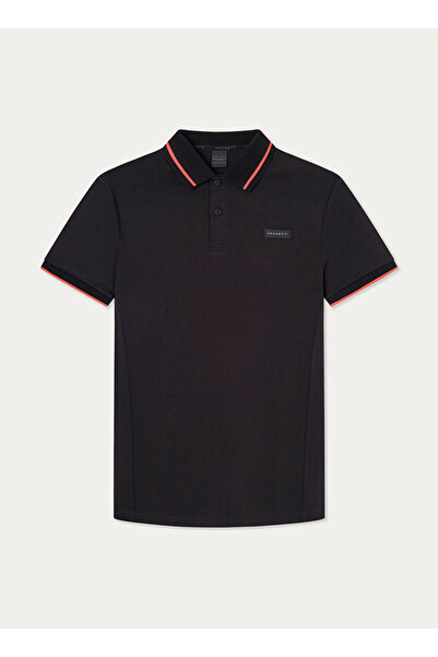 Hackett Siyah Erkek Slim Fit Polo T-Shirt HM563230