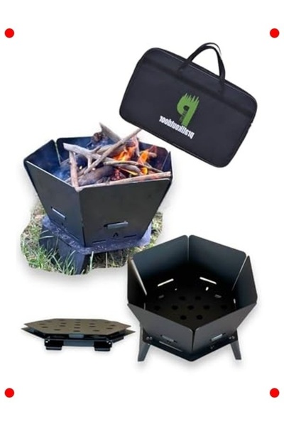 Genel Markalar Altın Katlanır Ateş Çukuru - Taşınabilir Şöne