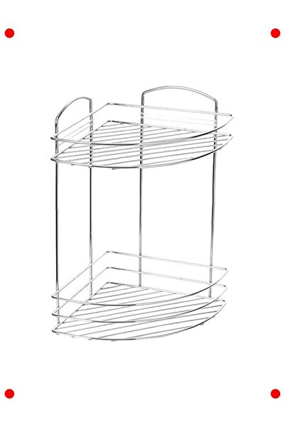 ulupazarlama Two Tier Chrome Rack and Soap