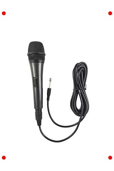 ulupazarlama ميكروفون يدوي ديناميكي احترافي - كابل بطول 3 أمتار