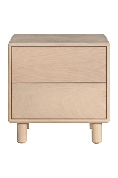 Creawood Santos Masif Meşe Komodin, Başucu Masası