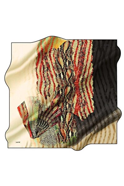 Aker وشاح حرير نوستالجي تيفيل 8579-912