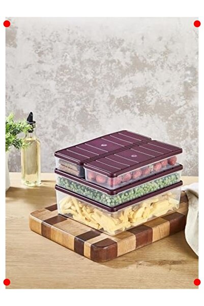 markentegra 4-Piece Boy Boy Storage Container Set - Ecru